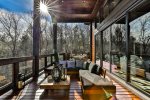 Abundant outdoor seating